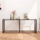 Átlátszó edzett üveg tálalóasztal 180 x 35 x 75,5 cm