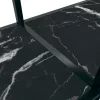 Fekete edzett üveg tálalóasztal 160 x 35 x 75,5 cm