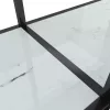 Fehér edzett üveg tálalóasztal 180 x 35 x 75,5 cm