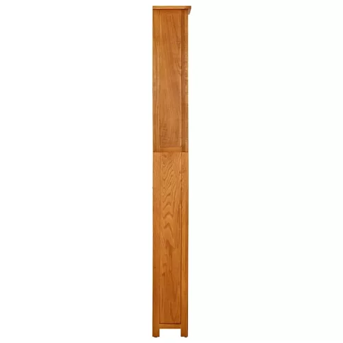 7 szintes tömör tölgyfa könyvespolc 60x22x200 cm