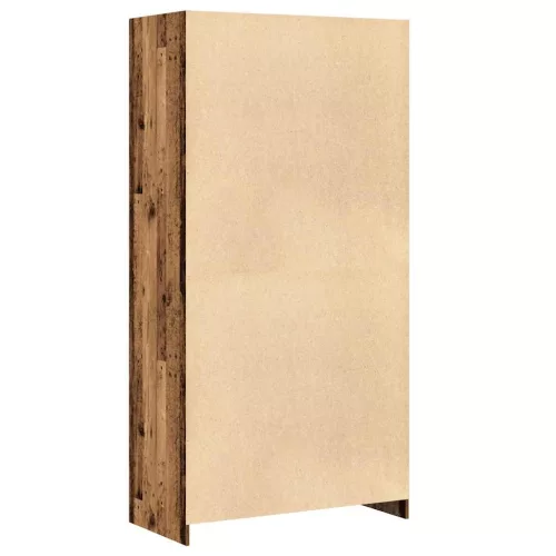 Antik fa színű szerelt fa ruhásszekrény 100 x 50 x 200 cm