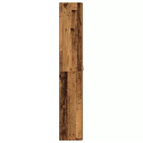 Antik fa színű szerelt fa magasszekrény 60 x 32 x 190 cm