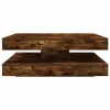 Füstös tölgy dohányzóasztal 360 fokban forgatható 90x90x34,5 cm