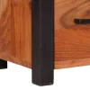 Széf fiókkal 3 pcs Barna 110 x 30 x 75 cm Tömör akácfa