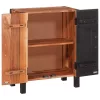 Széf fiókkal 3 pcs Barna 55 x 30 x 75 cm Tömör akácfa