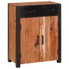 Széf 2 pcs Barna 110 x 30 x 75 cm Tömör akácfa