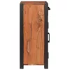 Széf 2 pcs Barna 110 x 30 x 75 cm Tömör akácfa