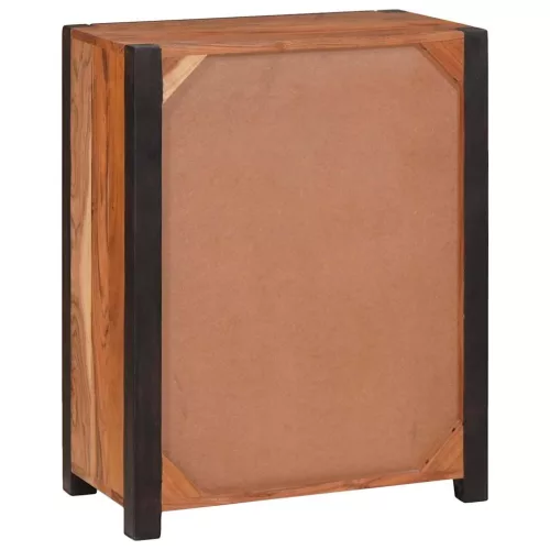 Széf 2 pcs Barna 110 x 30 x 75 cm Tömör akácfa