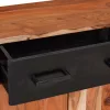 Széf 2 pcs Barna 110 x 30 x 75 cm Tömör akácfa