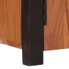 Széf 2 pcs Barna 110 x 30 x 75 cm Tömör akácfa