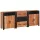 Széf fiókkal 3 pcs Barna 165 x 30 x 75 cm Tömör akácfa