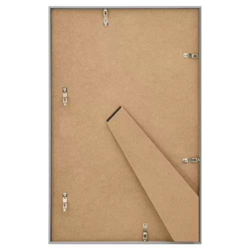 3 db ezüstszínű MDF asztali fényképkeret 13 x 18 cm
