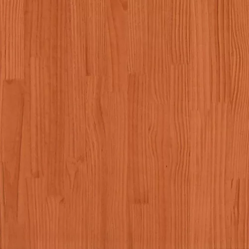 Barna tömör fenyőfa könyvespolcos ágy matrac nélkül 135 x 190cm