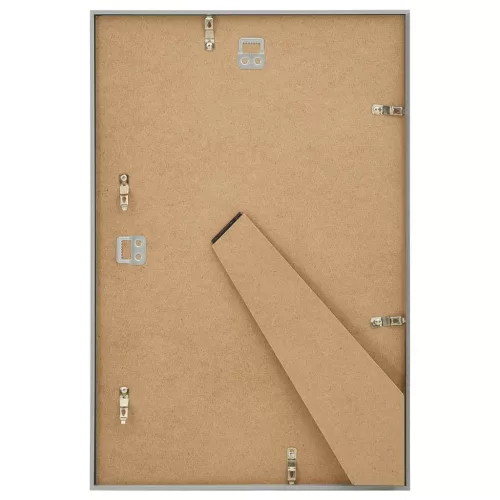 5 db ezüstszínű MDF fali/asztali fényképkeret 70 x 90 cm