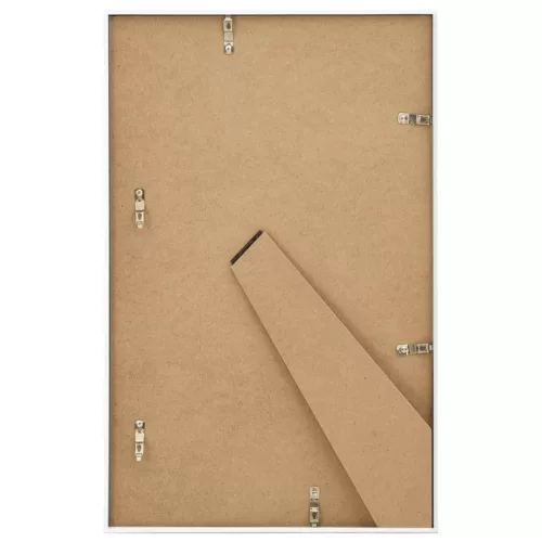 3 db fehér MDF asztali fényképkeret 13 x 18 cm