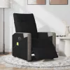Fekete szövet elektromos dönthető masszázsfotel