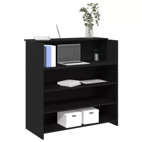 Fekete tölgyfa recepciósasztal 100 x 50 x 103,5 cm