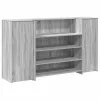 Recepciós pult szürke sonoma 180x50x103,5 cm szerelt fa