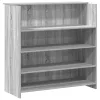 Recepciós pult szürke sonoma 180x50x103,5 cm szerelt fa