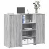 Recepciós pult szürke sonoma 135x50x103,5 cm szerelt fa