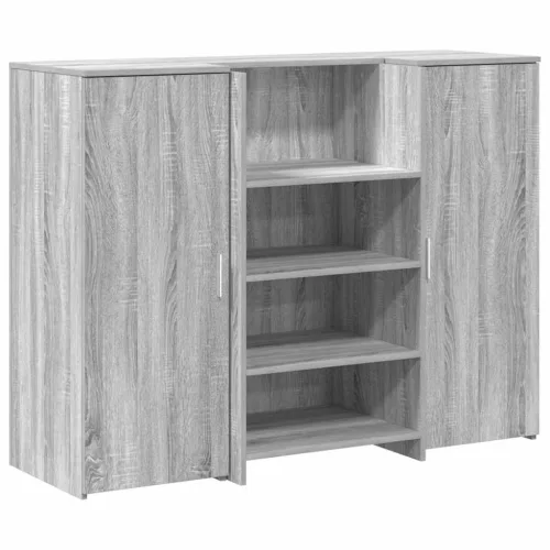 Recepciós pult szürke sonoma 135x50x103,5 cm szerelt fa