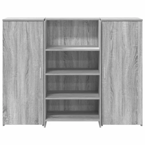 Recepciós pult szürke sonoma 135x50x103,5 cm szerelt fa