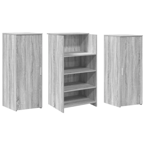 Recepciós pult szürke sonoma 135x50x103,5 cm szerelt fa
