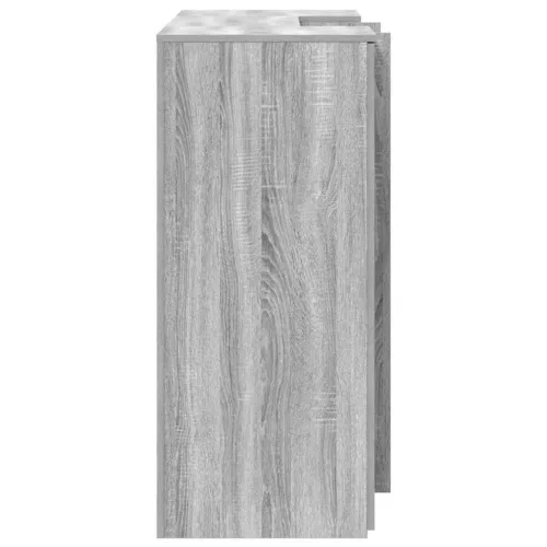 Recepciós pult szürke sonoma 135x50x103,5 cm szerelt fa