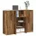 Recepciós pult antik fa 135x50x103,5 cm szerelt fa