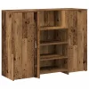 Recepciós pult antik fa 135x50x103,5 cm szerelt fa