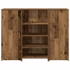 Recepciós pult antik fa 135x50x103,5 cm szerelt fa