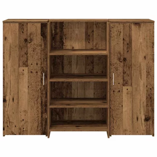 Recepciós pult antik fa 135x50x103,5 cm szerelt fa