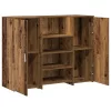 Recepciós pult antik fa 135x50x103,5 cm szerelt fa