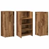 Recepciós pult antik fa 135x50x103,5 cm szerelt fa