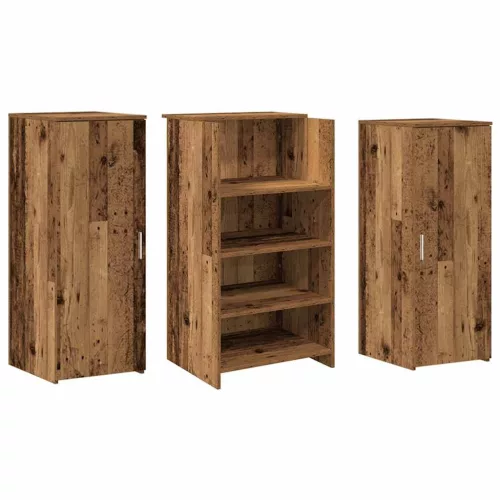 Recepciós pult antik fa 135x50x103,5 cm szerelt fa