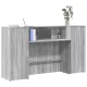 Recepciós pult szürke sonoma 180x50x103,5 cm szerelt fa