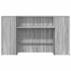 Recepciós pult szürke sonoma 180x50x103,5 cm szerelt fa