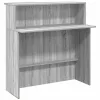 Recepciós pult szürke sonoma 180x50x103,5 cm szerelt fa