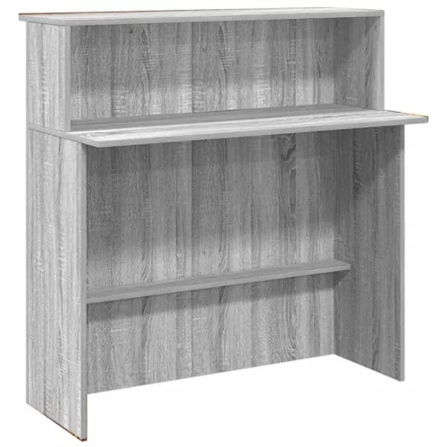 Recepciós pult szürke sonoma 180x50x103,5 cm szerelt fa