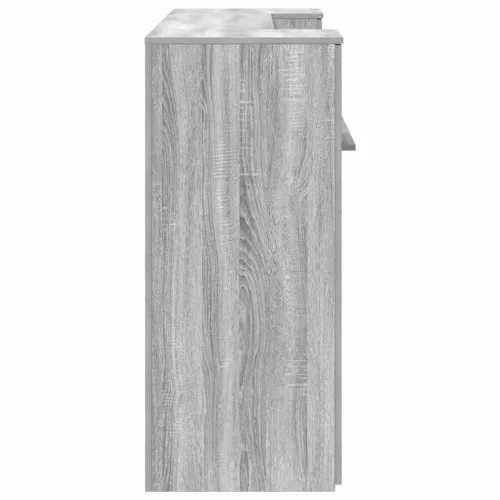 Recepciós pult szürke sonoma 180x50x103,5 cm szerelt fa