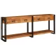 Konzolasztalok Egyéb 2 pcs Barna 200 x 33 x 75 cm Tömör akácfa