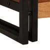 Konzolasztalok Egyéb 2 pcs Barna 200 x 33 x 75 cm Tömör akácfa