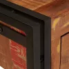Konzolasztalok fiókkal 2 pcs Sokszínű Tömör újrahasznosított fa