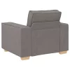 Kanapé Szett párnával 3 pcs Tópszínű 220 x 78 x 84 cm szövet