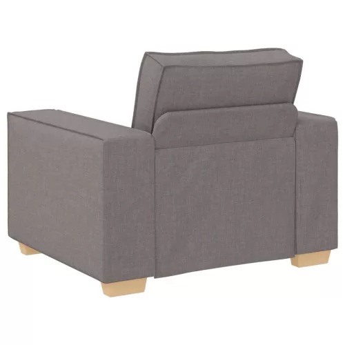 Kanapé Szett párnával 3 pcs Tópszínű 220 x 78 x 84 cm szövet