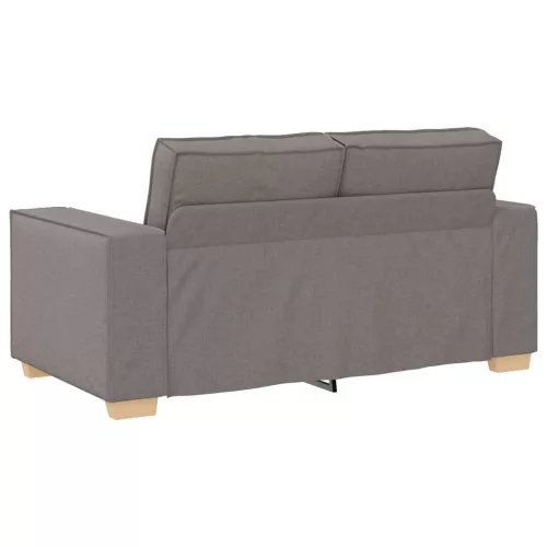 Kanapé Szett párnával 3 pcs Tópszínű 220 x 78 x 84 cm szövet