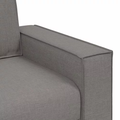Kanapé Szett párnával 3 pcs Tópszínű 220 x 78 x 84 cm szövet