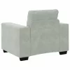 Kanapé Szett párnával 3 pcs Szürke 221 x 78 x 80 cm Bársony