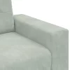Kanapé Szett párnával 3 pcs Szürke 221 x 78 x 80 cm Bársony