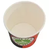 1000 db papír kávéscsészék fedővel 4oz 120ml